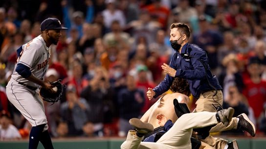 McAdam: Seven lead changes, a half-naked streaker, an unusual infield fly rule and more mark a crazy night at Fenway  taken at Fenway Park  (Red Sox)